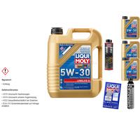 8L Liqui Moly LONGLIFE III 5W-30 Aceite Motor Aceite Schlamm-Spülung Cera Tec