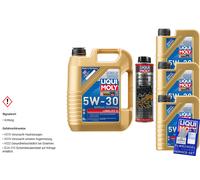 8L Liqui Moly LONGLIFE III 5W-30 Aceite Motor Limpieza De Aceite