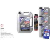 8L Liqui Moly MoS2 Aceite Motor 10W-40 Limpieza De Aceite De Motor