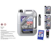 8L Liqui Moly MoS2 Baja Fricción aceite motor 10W-40 Cera Tec pro-Line Lavado de