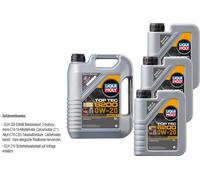 8L Original Liqui Moly Top Tec 6200 0W-20 aceite motor VW 508 00/509 00 Porsche