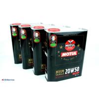 8Lt Aceite Motor Coche Históricas MOTUL 20W50 Mineral De 1950 Abejas Sf / Cc 4X2