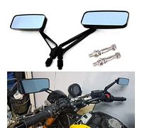 8mm 10mm Motocicleta Rectángulo Espejo Lateral, Ala Moto Espejo Retrovisor Para Sportster 883 1200 Softail Street Glide Cruiser Scooter Chopper Touring Bobber