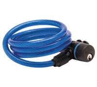8mm Acero Trenzado Auto Enrollable Llave Bloqueo Seguridad Cable, 1m-1260 100