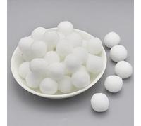 8mm,aprox. 500 unidades,varios colores,para manualidades,bolas de fieltro,multicolor,bolas de pompón,peque?as bolas de peluche esponjosas para decoración,costura,manualidades,creativas,color blanco