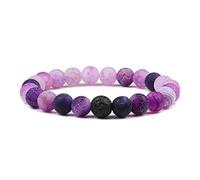 8mm Multicolor Natural Tiger Eye Stone Beads Brazaletes Hombres Brazaletes elásticos Brazaletes Mujeres Yoga Energía Joyería Nuevo, estilo 25