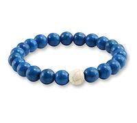 8mm Natural Turquoises Bracelet Classic Bright Black Yoga Beaded Bracelets for Men Women Best Friend Charm Jewelry Gift-navy blue_China
