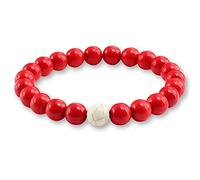 8mm Natural Turquoises Bracelet Classic Bright Black Yoga Beaded Bracelets for Men Women Best Friend Charm Jewelry Gift-red 4_China
