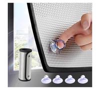 8mm Película para Ventanas Aislante Térmico de Aluminio Doble con Ventosas, Lámina Reflectante Calor Protector Solar para Techo Coche Garaje Oficina Sin taladrar(30x150cm)