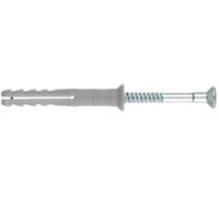 8mm x 100mm N-S Nylon Hammerfix Tornillos, 50 Paquete - FISCHER FIXINGS
