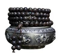 8mm108beads,Lllunimon Pulseras de madera de agar Brunei 108 Collar, pulsera de sándalo natural, cuentas de oración, cuentas de rosario para hombres y mujeres