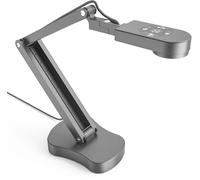 8MP Camara Documentos & USB Camara para PC para Profesores con Micrófono, Luz LED de 3 Niveles Inversión de Imagen Arriba y Abajo, Izquierda y Derecha para Aprendizaje, Grabación de Video