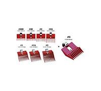 8pc Speed O Guide Universal Clipper Comb Attachments 8 Diff Size Set (No. 000, No. 00 No. 0, No. 0a, No. 1, No. 1a, No. 2, No. 3) by SPILO Worldwide