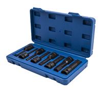 8pcs 1/2" Hex Impact Socket Set Kit H5/H6/H8/H10/H12/ H14/H17/ H19 mm Allen Key