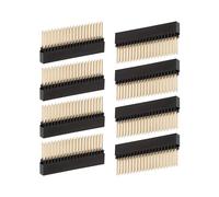 8PCS, 2X20 (40 Pines) Encabezado de Apilamiento de Paso Hembra de 0.1 Pulgadas Extra Alto para Raspberry Pi una + / B + / Pi 2 / Pi 3 Encabezado Extra