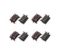 8Pcs 64x40x20mm 8 Positions Push in Jack Spring Load Speaker Terminals
