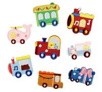 8PCS Apliques De Bordado De Vehículos De Dibujos Animados Parches De Ropa Multiusos Para Planchar Para Chaquetas Zapatos Bolsas Sombreros Mochilas Parches De Para Mochilas
