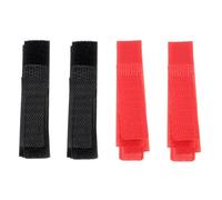 8pcs Grooster Anti-Hook Collar Conjunto Ruido reduciendo la prevención de la crote de Gallo 4 Rojo 4 Suministros de Mascotas Ajustables Negras