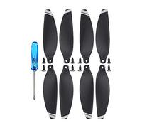 8PCS Hélices de bajo ruido Drone 4726F Hélices compatibles con DJI MAVIC MINI Quadcopter Drone Propeller Props Quick Release UAV Hélice Reemplazo Accesorios (plata)