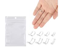 8PCS Invisible Ring Size Adjuster, Boda de la Mujer, Claro Loose Invisible Ring Adjuster Anillo Reductor, Ajustador de Tamaño de Anillo