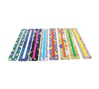 8pcs/pack Coloridas tiras de lectura guiadas ADHDS Herramientas Set de regalo para dislexia niños adolescentes estudiantes divertidas herramientas dedo enfoque lector resaltador anillos para dislexia