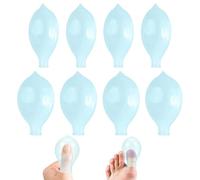 8Pcs Protector Dedos Pie,Dedales De Silicona,Tallas S/L | Material De Silicona,Flexible,Impermeable,A Prueba De Fugas,Reutilizable,Fácil Limpiar,Ajuste Firme,Cómodo Usar,Unisex