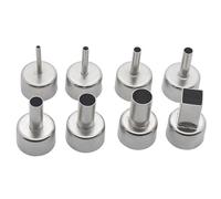 8pcs Reemplazo Boquillas Máquina Soldadura Para Estaciones Soldadura 858D Boquilla Por Aire Herramienta Calor Calor 3-12 Mm Consejos