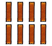 8PCS Reflectores Pedales Bicicleta, Bicycle Reflector Universal para Seguridad Nocturna, Catadióptricos para Bicicletas, Accesorios Compatibles con Pedales Estándar, Adecuados para MTB