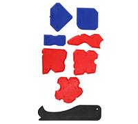 8pcs Sellador de Silicona Spatula Spatula Scraper Caulk Removedor Kit de Herramientas Operadas a Mano