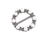 8pcs Shirt T-shirt Waist Button Scarf Decorative Fixed Buckles Corner Hem Knotted Buttons Accessories para Mujeres Niñas Accesorios Decorativos(Color 2)