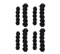 8pcs Soft Flexible Black Sponge Hair Bun Maker Twist Ring Accessories Daily Life Women Bun Making Hairstyle Styling