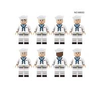 8pcs Soldiers Building Blocks Special Forces Bricks Guns Weapons Compatible Brick Toys