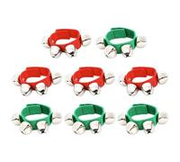 8PCS - Tobillera de pie musical para niños, muñequera multicolor para muñeca y tobillo