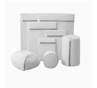 8pcs White Large Washing Laundry Bag Mesh Organizer Net Dirty Bra Socks Underwear Shoe Storag Wash Machine Cover Clothes Para Ropa
