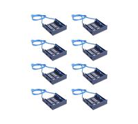8piezas 2 X USB 3.0 Panel Frontal con Dispositivo de 3,5 Pulgadas / HDD o SSD / HDD de 2,5 Pulgadas A 5,25 Floppy A Soporte de Bandeja de Bahía de