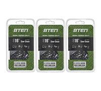 8TEN Cadena de motosierra de cincel completo de 16 pulgadas .058 .325 66DL para Husqvarna 435 455 Rancher Poulan 325 Jonsered (paquete de 3)