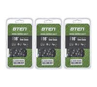 8TEN Cadena de motosierra de dientes de salto de cincel completo de 16 pulgadas .050 3/8 55DL para Stihl MS 170 181 201 para Poulan PLN3516F (paquete de 3)