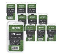 8TEN - Cadena de motosierra desgarradora de 24 pulgadas, .050 3/8 84DL para Husqvarna 455 Rancher Echo CS-590 Stihl MS 270 (paquete de 10)