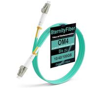 8ternityFiber Cable de fibra óptica LC OM4 de 0,5 m/1,6 pies, 10 GB/40 GB/100 GB, cable de fibra óptica multimodo dúplex 50/125 µm, opciones de longitud: 0,2 m-50 m, OD: 2 mm, LSZH