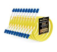 8ternityFiber LWL OS2 LC LC 1 m/3 ft, 1GB/10 GB Single Mode Fibre Duplex 9/125 µm, opciones de longitud: 0,2 m-50 m, OD: 2 mm, LSZH amarillo, 10 unidades