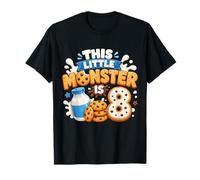 8th Birthday Boys Girls 8 Years Old Milk and Cookie Party Camiseta