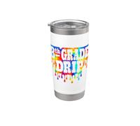 8th Grade Drip Back To School Octavo Grado Niños Niñas Vaso térmico de acero inoxidable de doble pared