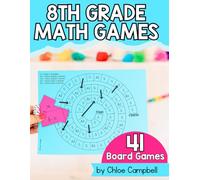 8th Grade Math Games: Mathematic Workbook for Grade 8