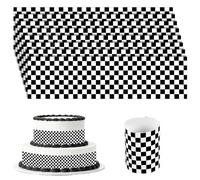 8uds Borde para Tarta de Coche de Carreras, Tiras Decorativas Tarta Cumpleaños con Temática Coches Carreras Adornos No Comestibles para Postres Accesorios Manualidades y Fiestas Cumpleaños