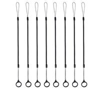 8uds Cordón de Bobina, Cordón de Plumas con Anillos Antipérdida Cordón de Bobina para Bolígrafo Cordón Correa para Bolígrafo para Atar el Bolígrafo de Dibujo a la Pantalla Táctil