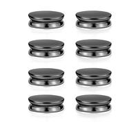 8uds Pines Magnéticos para Hijab, Broche Multiusos Sin Pines Magnético Cierre Magnético para Bufanda Broche Magnético para Mujer Hijabs Bufandas Ropa (Negro)