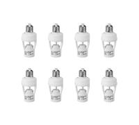 8X AC 110-220V 360 Grados Sensor de Movimiento de Inducción Pir Ir Humano Infrarrojo Base del Interruptor del Zócalo del Enchufe E27 LED Soporte de
