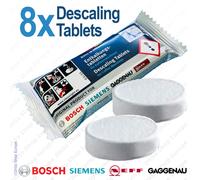 8x Bosch Tassimo Máquina de Café Pastillas Antical 311864 Descalcificar Hervidor
