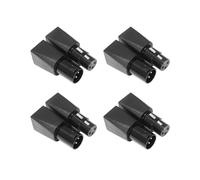 8x Conector DMX una RJ45 RJ45 Ethernet una Juegos de Adaptadores Macho y Hembra XLR DMX de 3 Pines (3 Pines 1 Par)