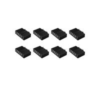 8X Conmutador de Red de 5 Puertos y 100 Mbps Conmutador de Industrial Ethernet Divisor de Red Industrial Tipo Riel No Administrado